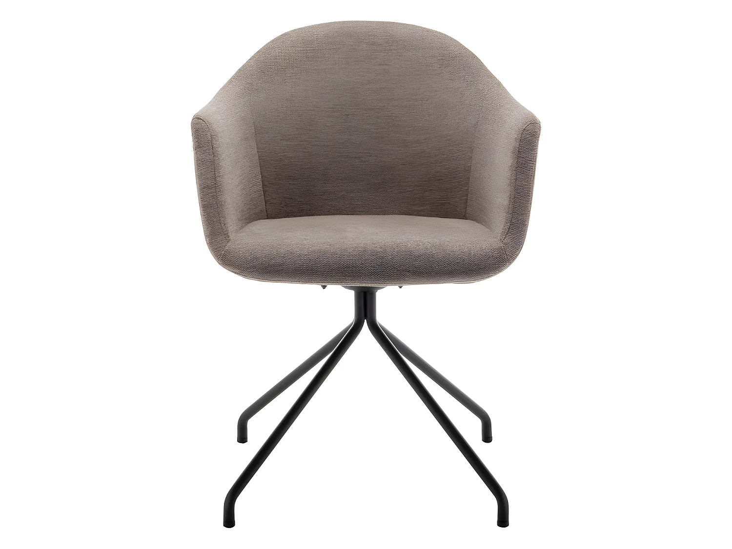 Kooij - Chaise de bureau en tissu et métal - Taupe