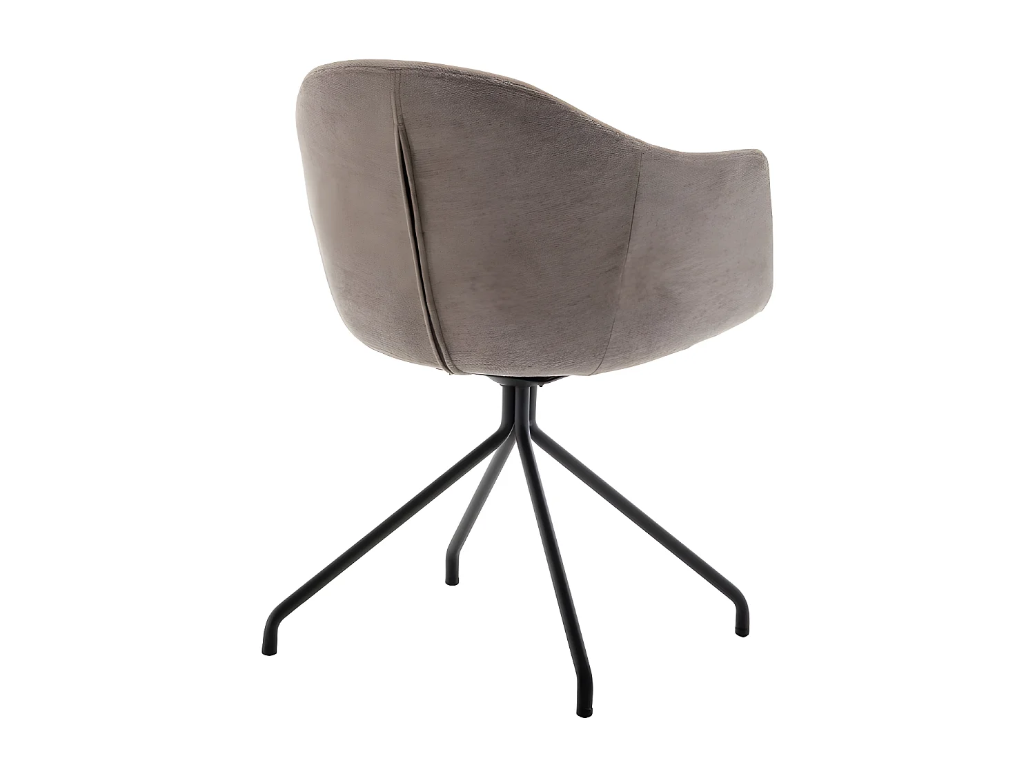 Kooij - Chaise de bureau en tissu et métal - Taupe