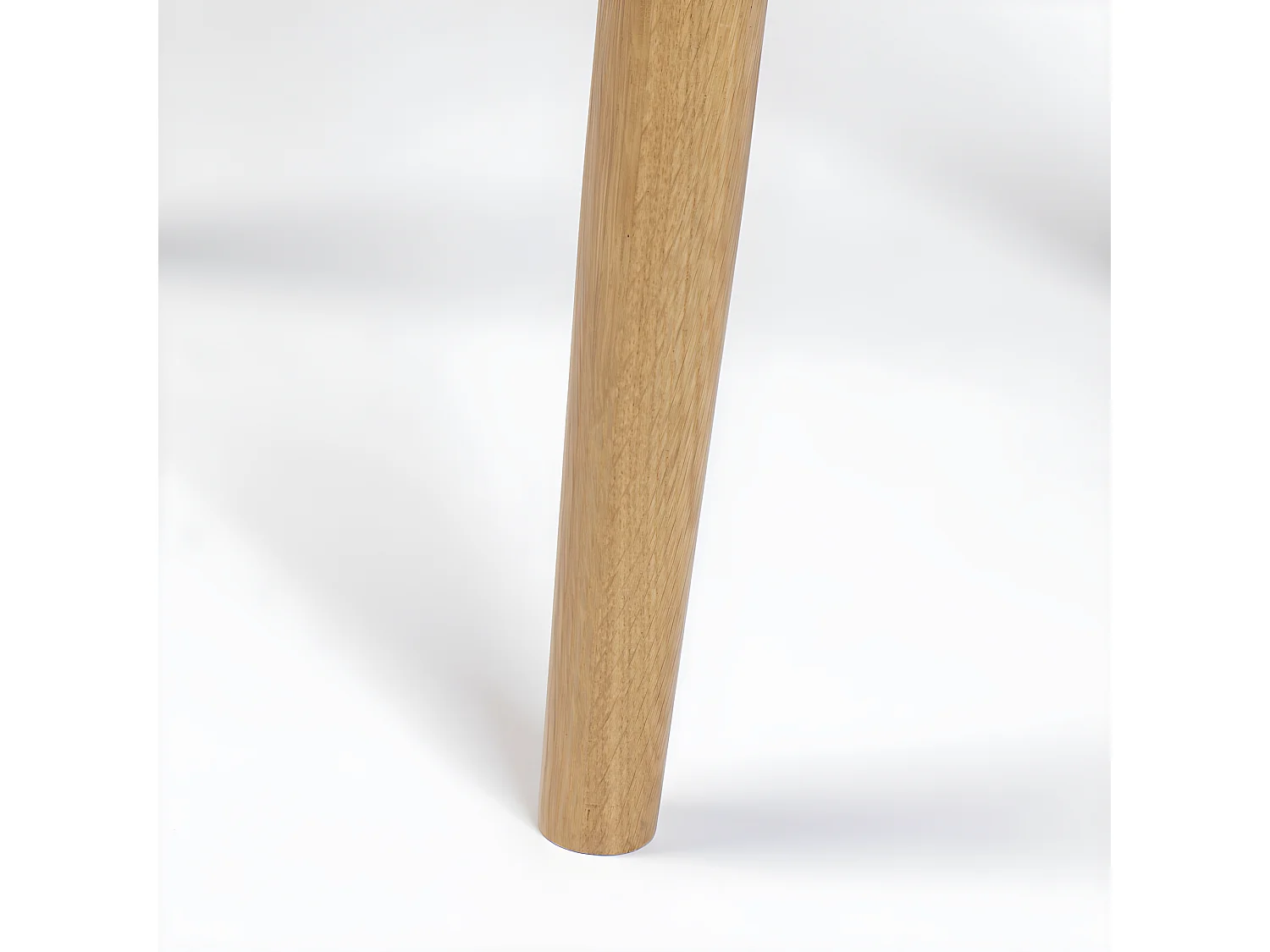 Fabio - Table basse d'appoint ronde en bois ø80cm - Bois clair