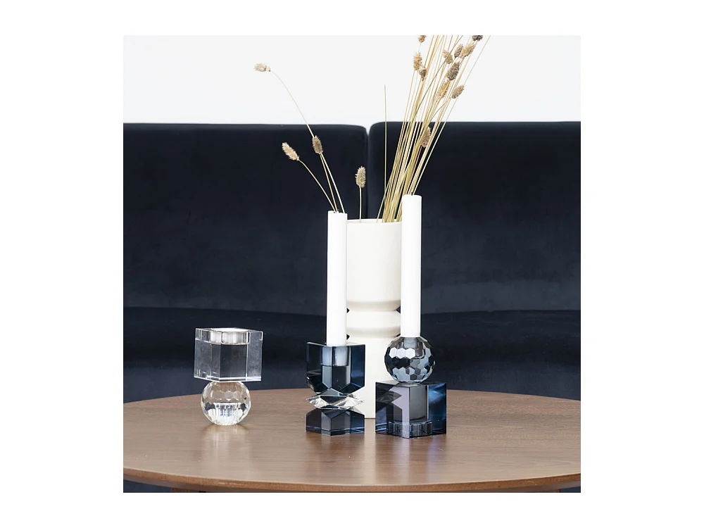 Hellerup - Table basse en bois ø75cm - Bois foncé