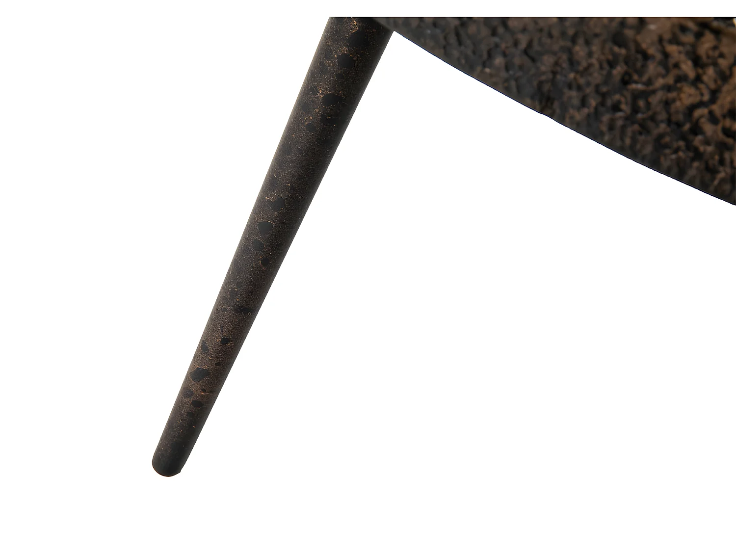 Jonamai - Table basse ronde en métal ø58cm - Bronze
