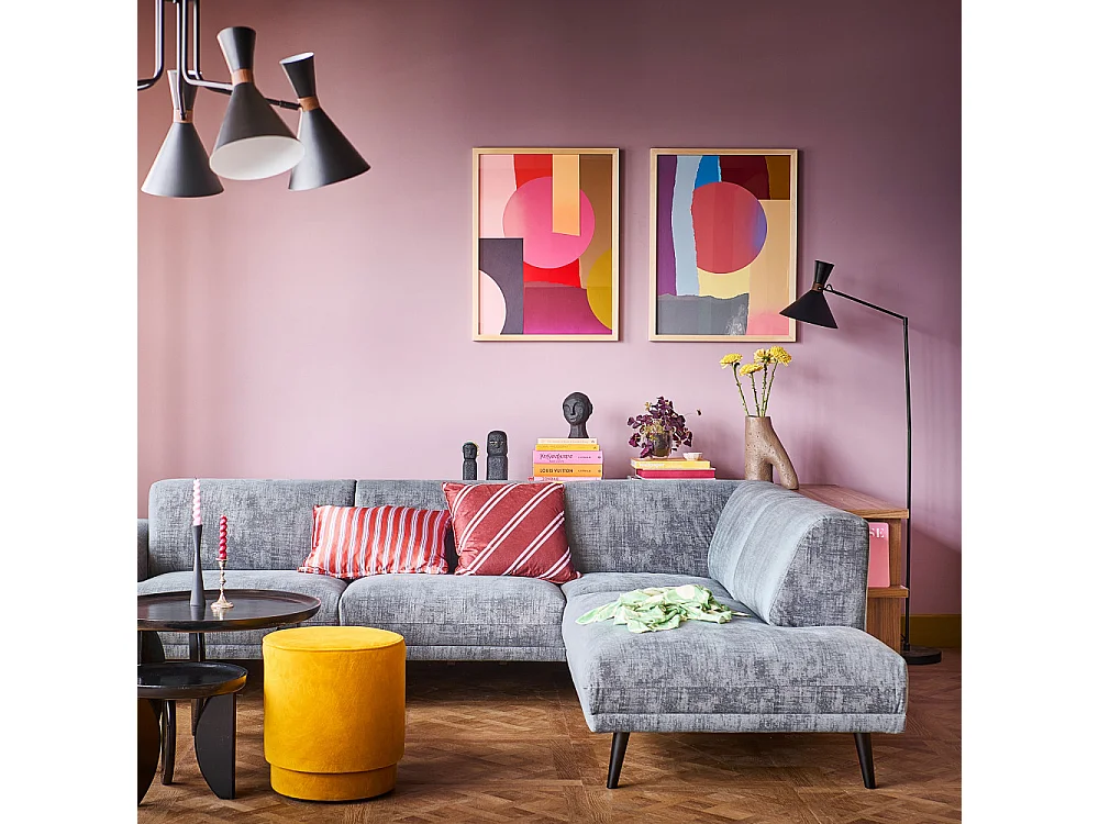 High Heels - 2 tables basses en bois de manguier ø40/ø70cm - Noir