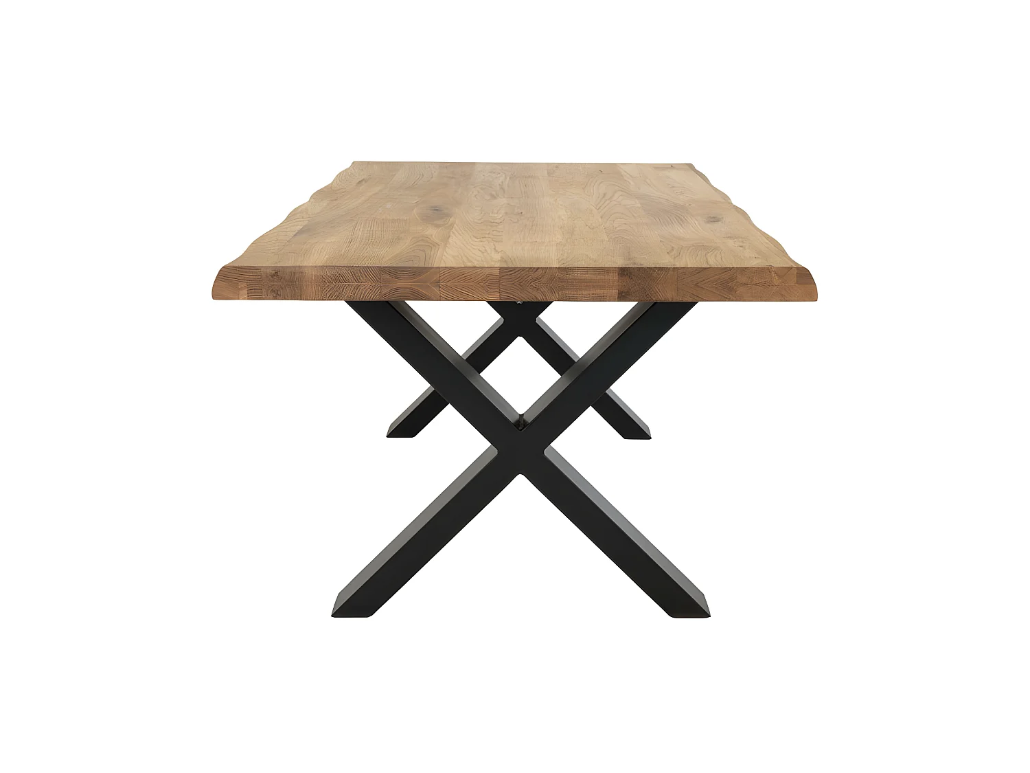 Tony salontafel met golvende rand, eik.