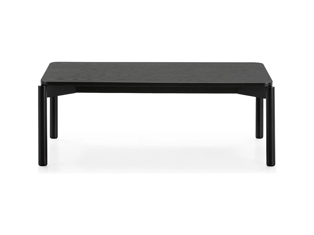 Schwarzer niedriger Tisch 110x60 h40 cm