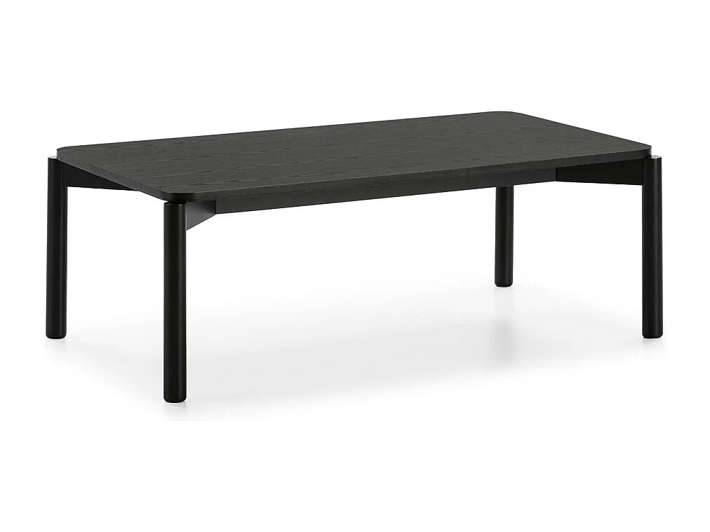 Tafel basse noire 110x60 h40 cm