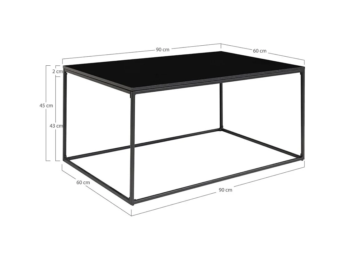 Table basse Avery Noir