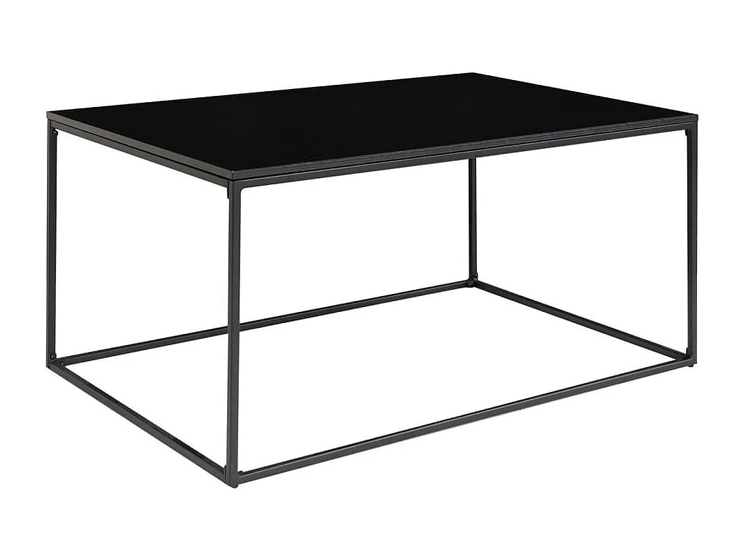 60 x 90 x 45 cm Mesa de café negro