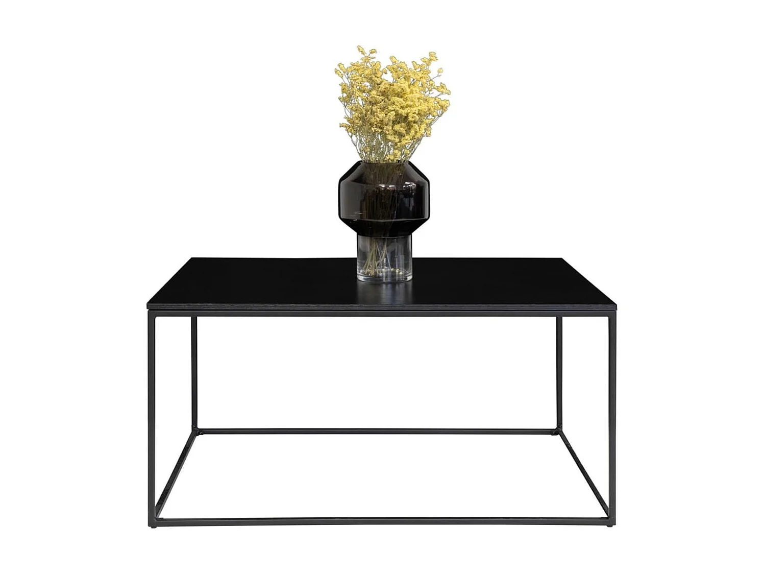 60 x 90 x 45 cm Mesa de café negro