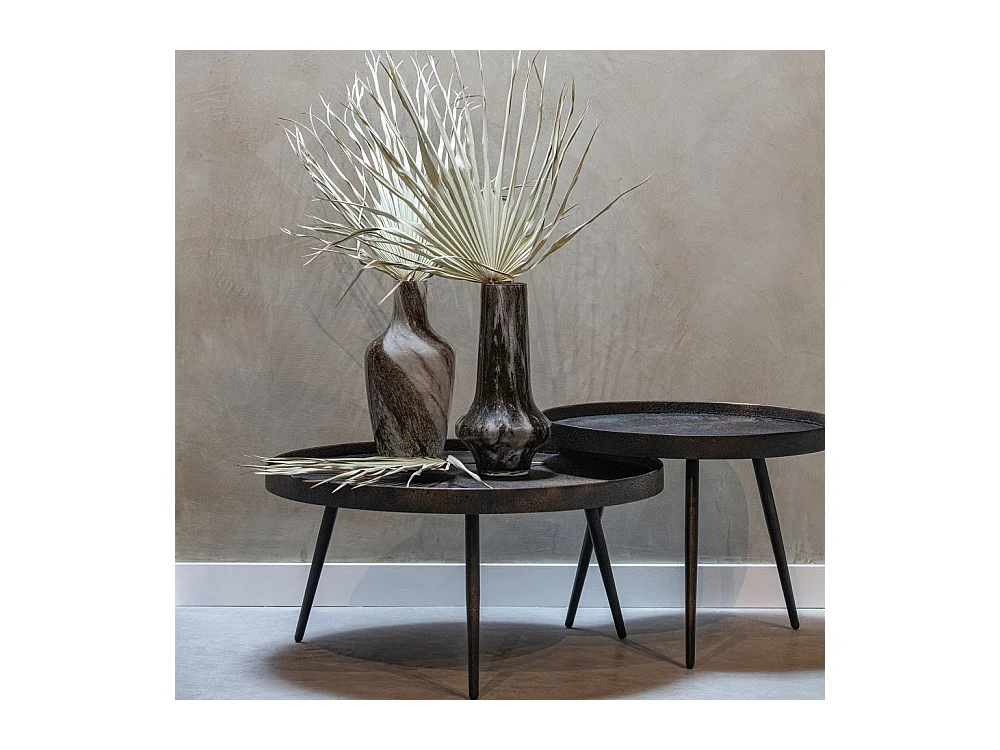 Bounds - Table basse ronde Ø58cm - Laiton