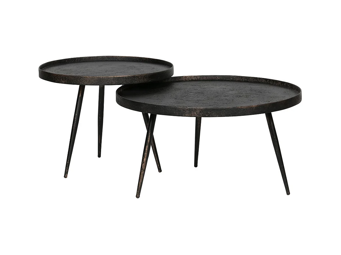 Bounds - Table basse ronde Ø58cm - Laiton