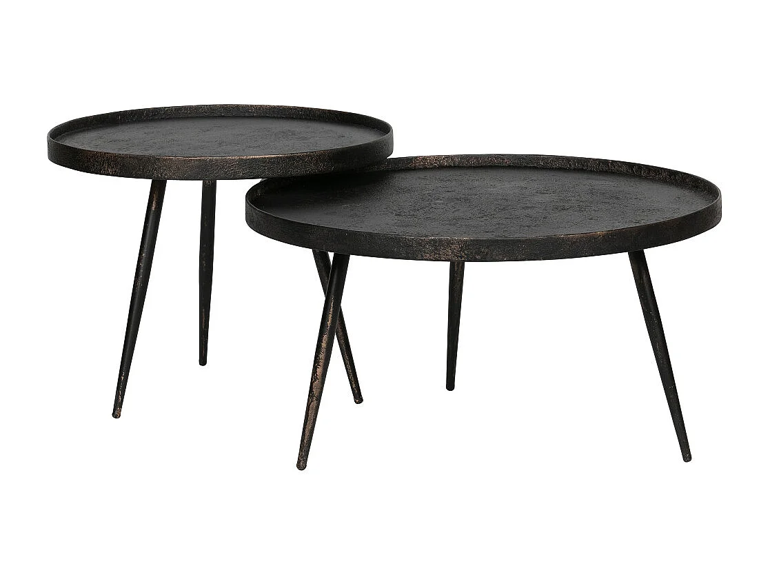 Bounds - Table basse ronde Ø58cm - Laiton