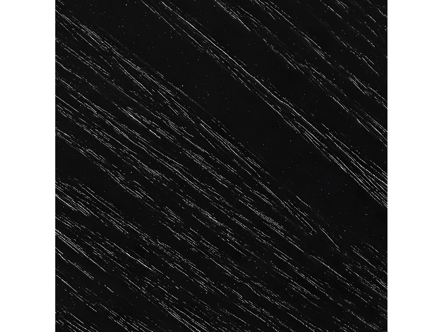 Makoto - Table basse ronde en bois et cannage ø80cm - Noir