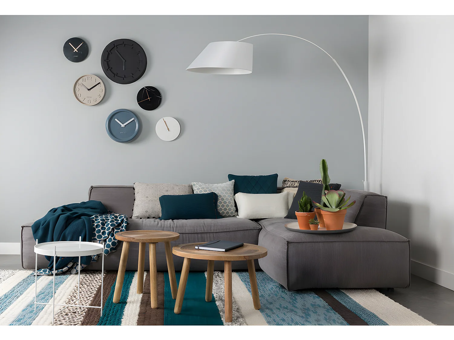 Dendron - Table d'appoint ronde bois ø60cm - Bois clair