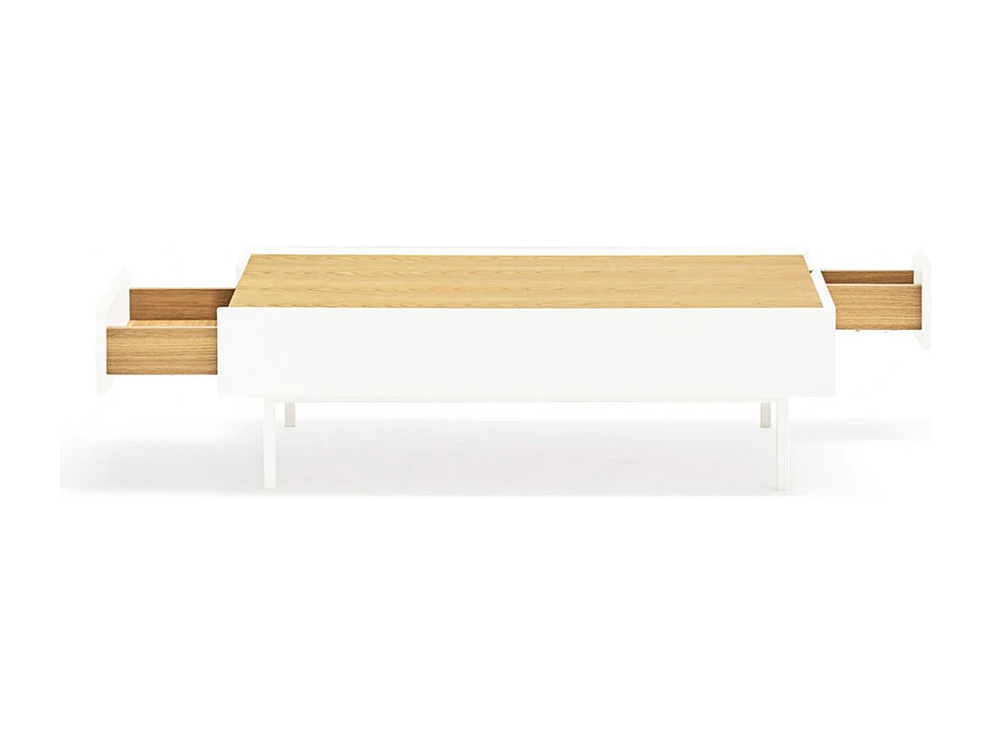 Tavolino basso bianco 110x60 cm