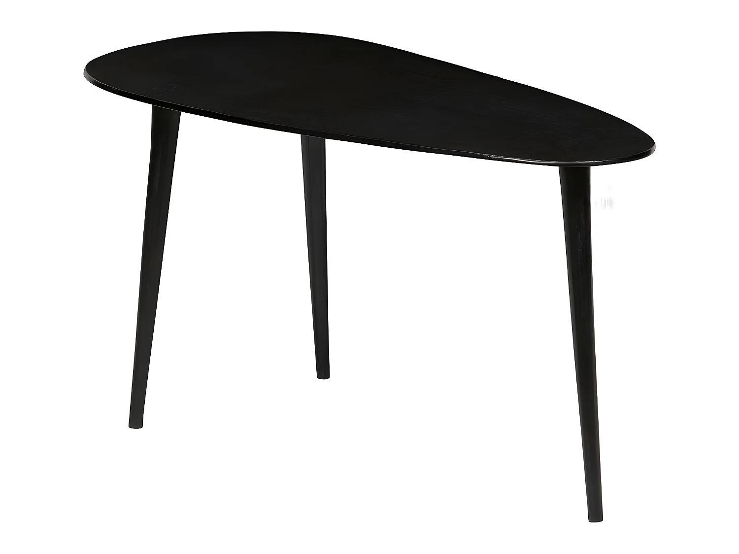 Triangle - 2 tables basses en métal - Noir