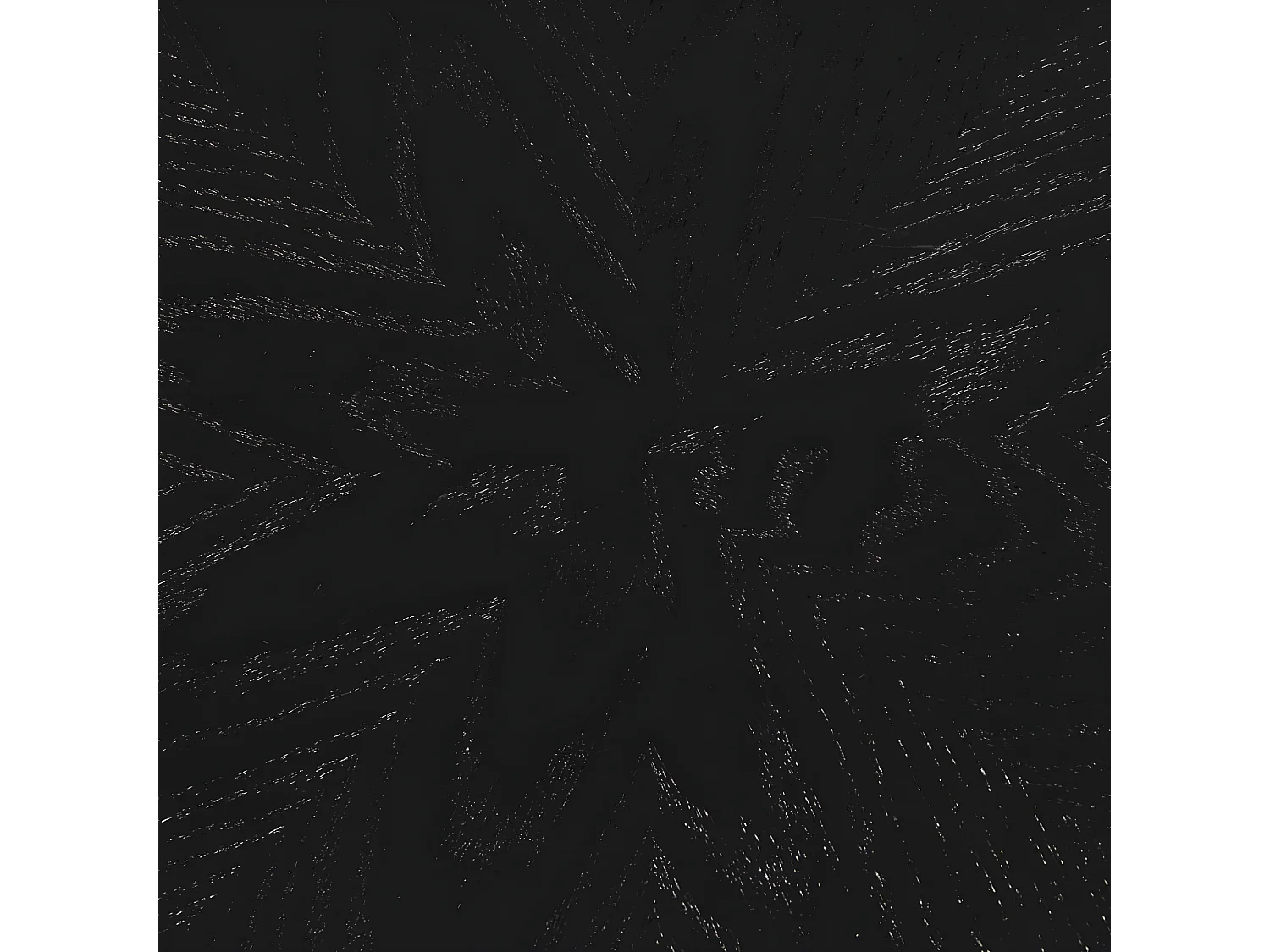 Fabio - Table basse d'appoint ronde en bois ø80cm - Noir