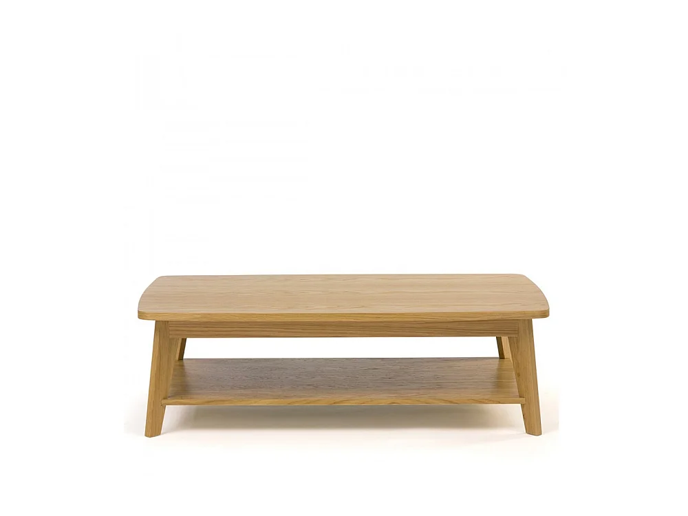 Kensal - Table basse 2 plateaux bois - Bois clair
