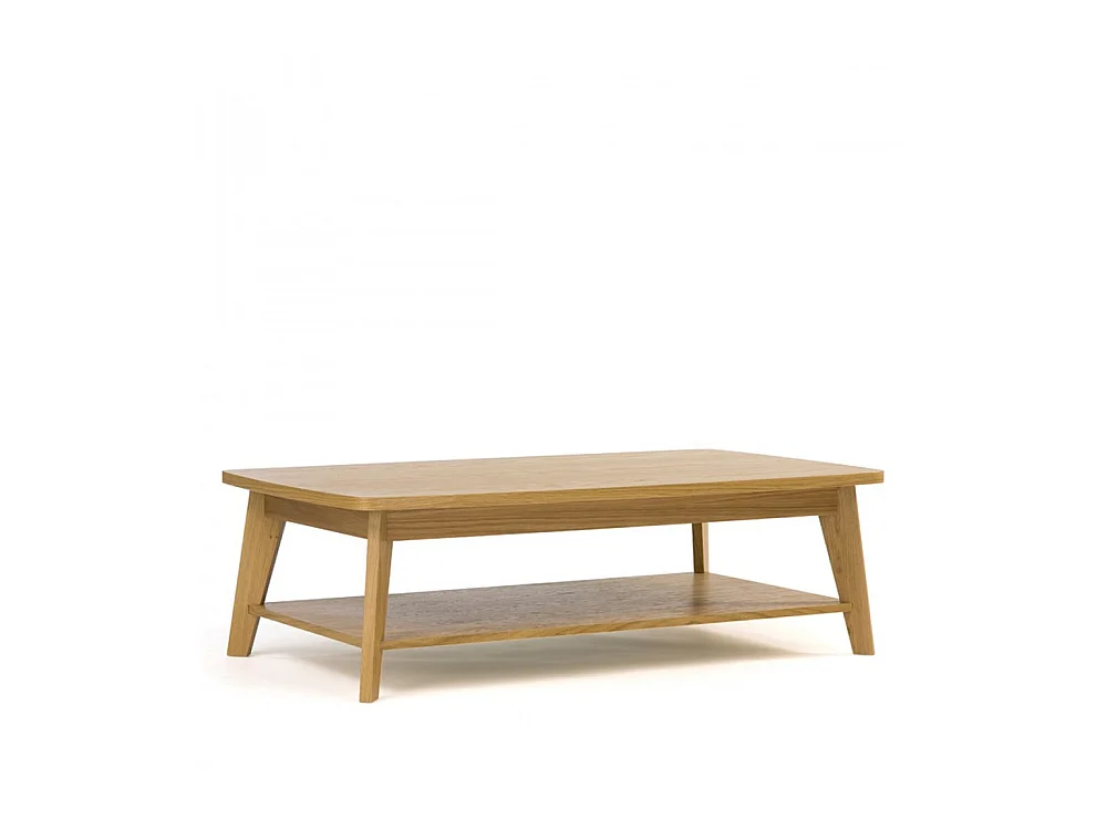 Kensal - Table basse 2 plateaux bois - Bois clair