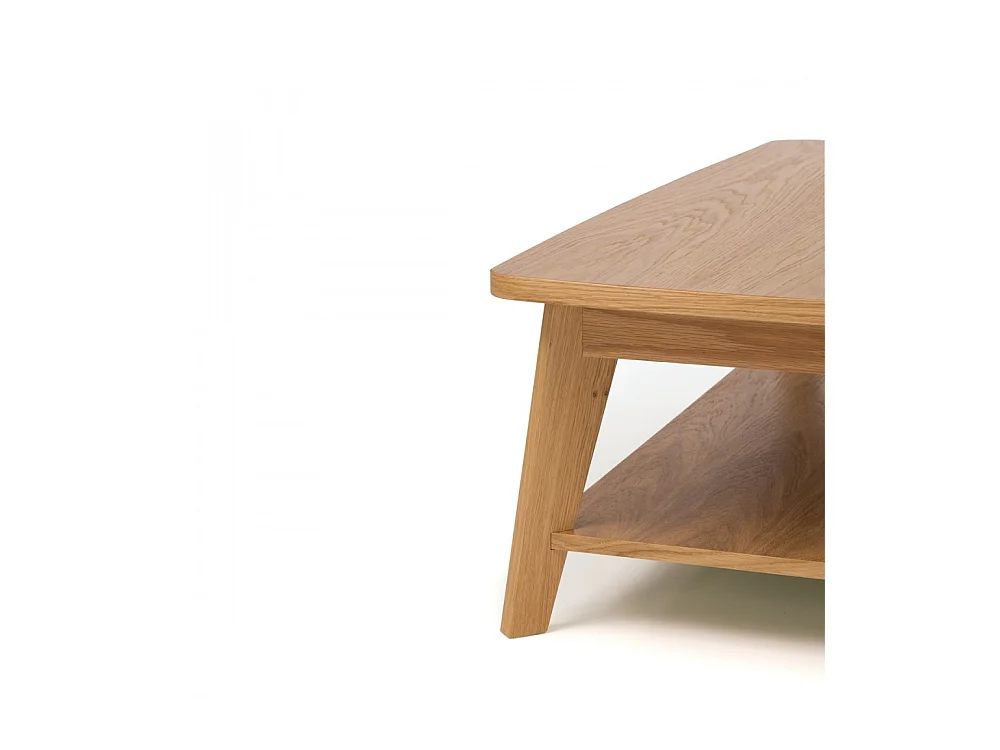 Kensal - Table basse 2 plateaux bois - Bois clair