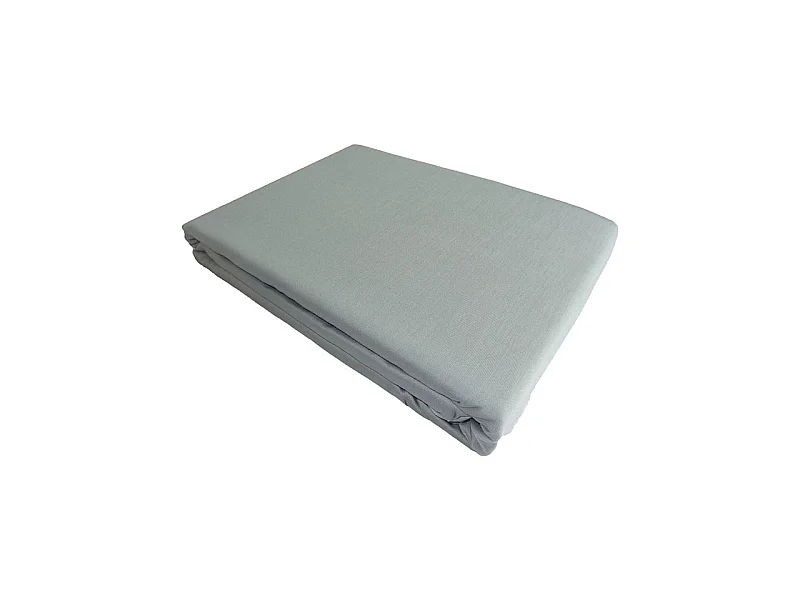 Drap plat 100% "Satin de coton Peigné" / 80 fils /cm²