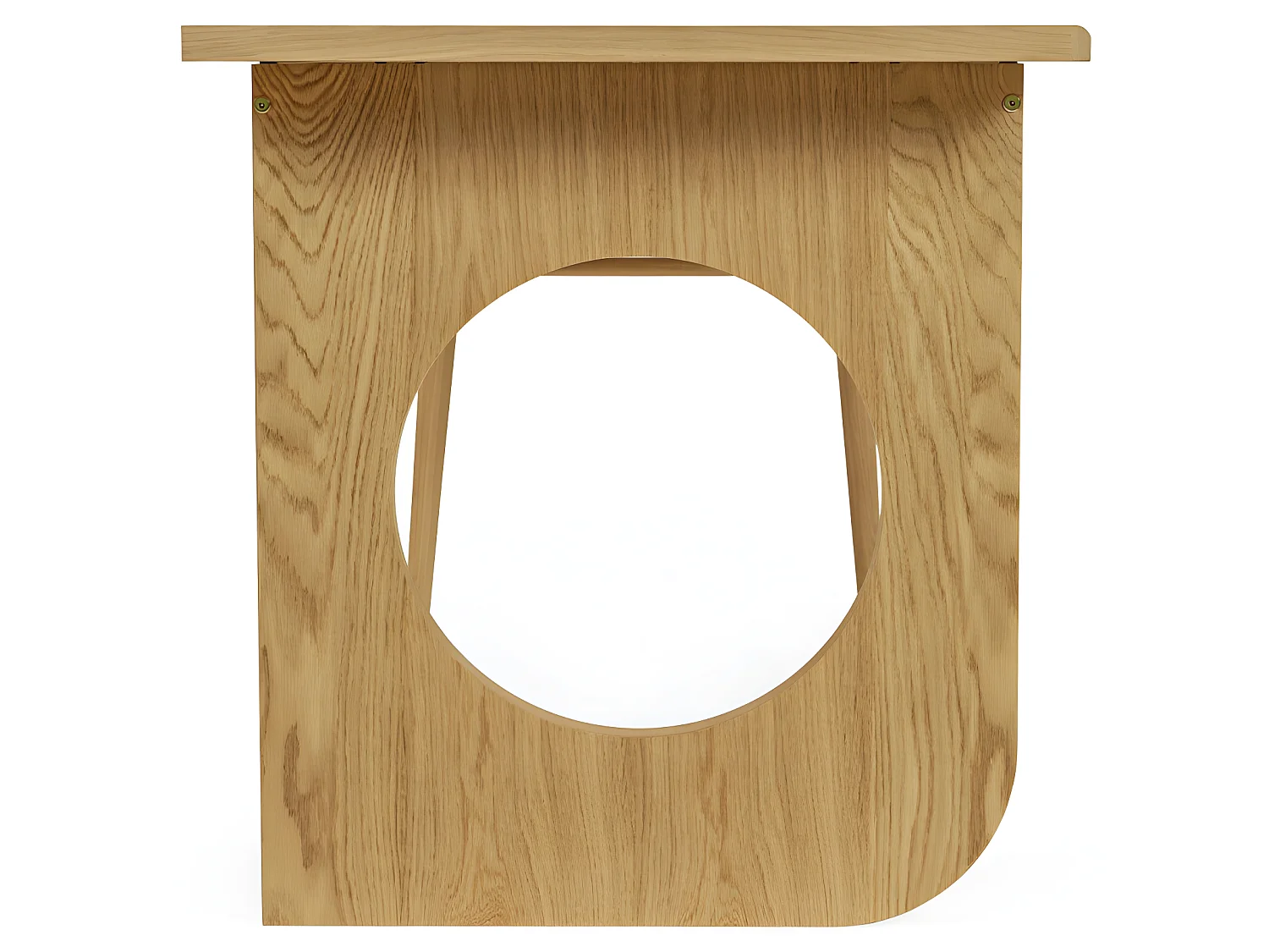 Bureau 1 Tiroir Design "Bau" 140cm Chêne