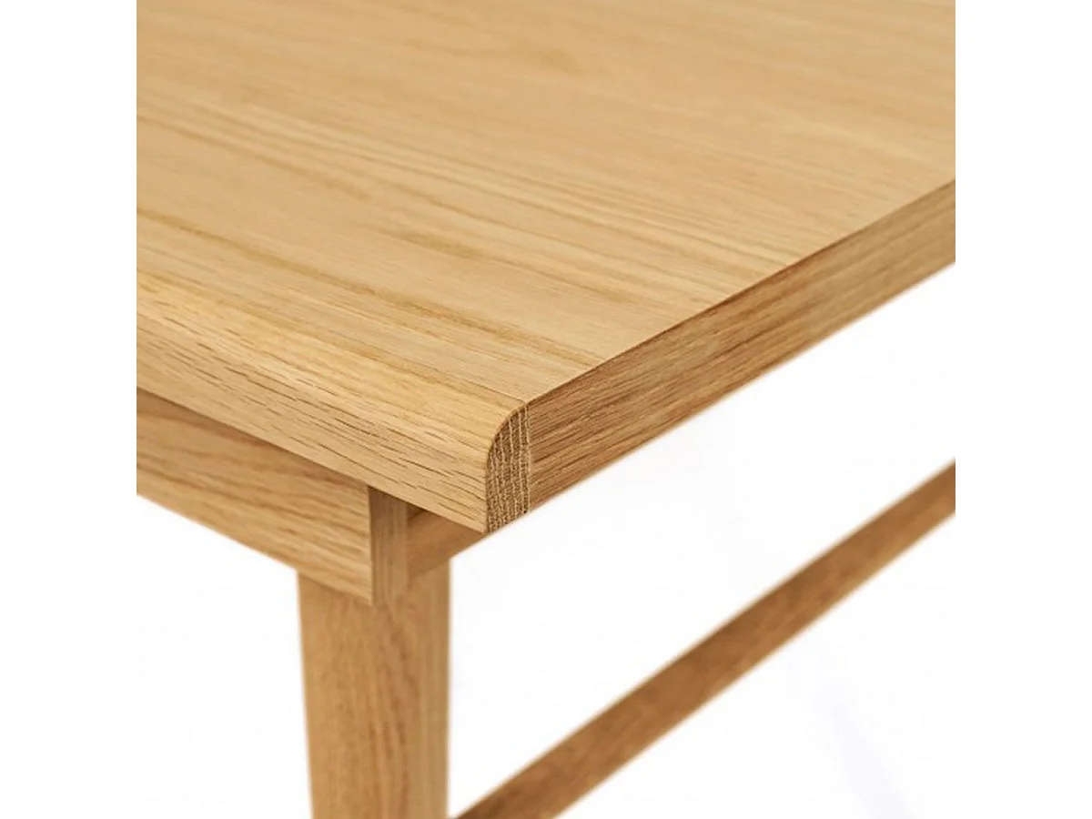 Bureau 1 Tiroir Design "Bau" 140cm Chêne
