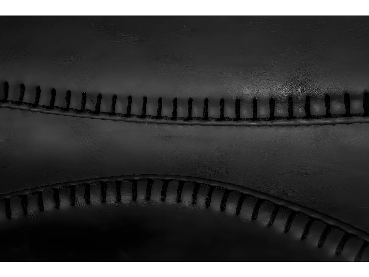 Franky - Lot de 2 tabourets de bar vintage H65cm - Noir