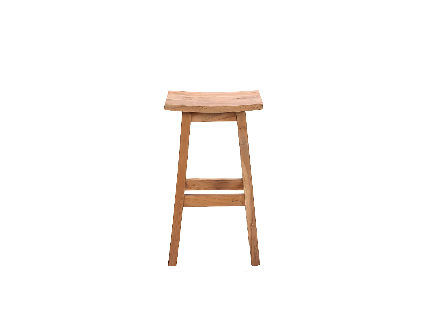 Hanotilo - Tabouret de bar en acacia H66cm - Bois