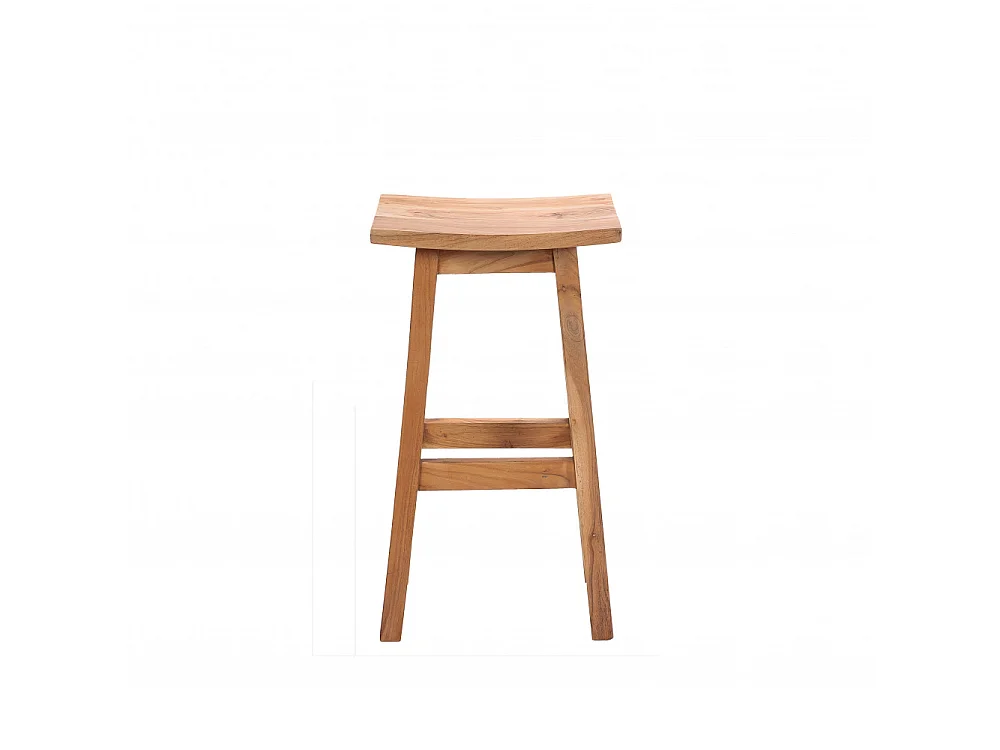 Hanotilo - Tabouret de bar en acacia H66cm - Bois