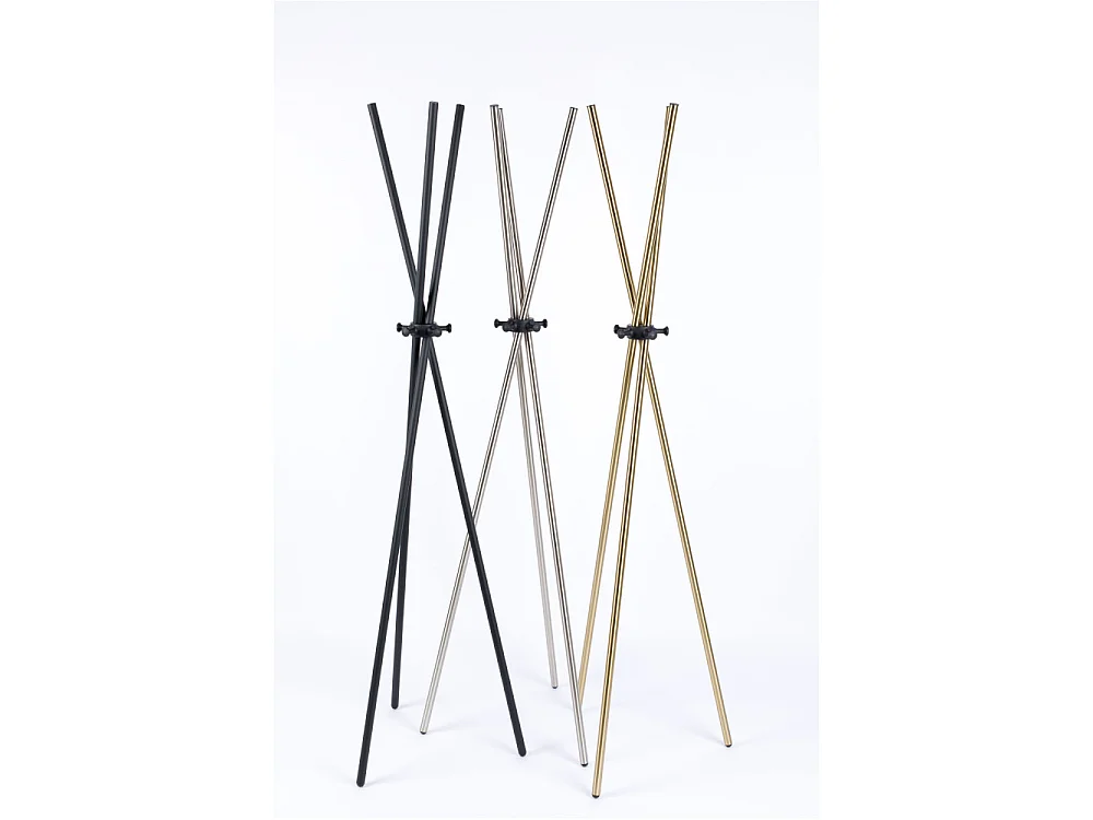 Darwin - Porte-manteaux trépied en métal - Noir