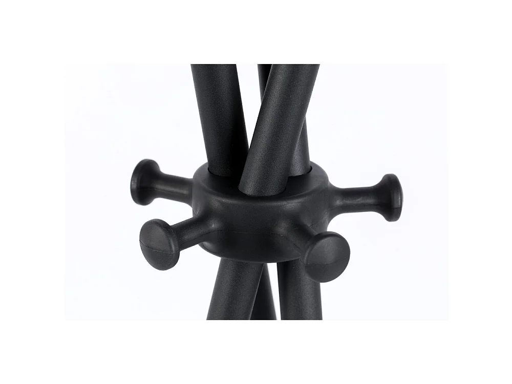 Darwin - Porte-manteaux trépied en métal - Noir