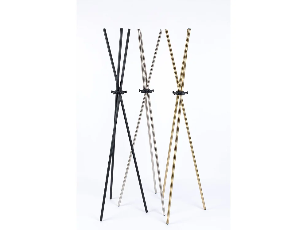 Darwin - Porte-manteaux trépied en métal - Couleur - Argent