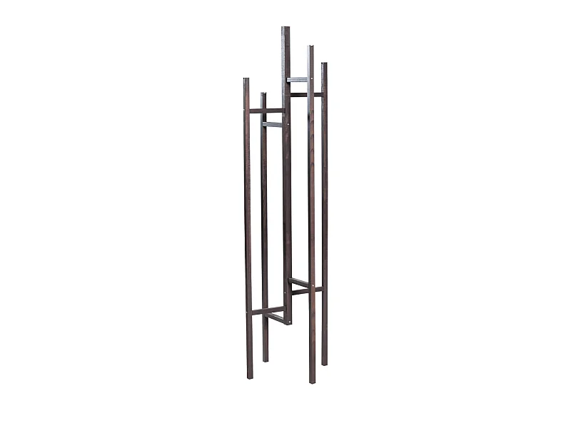 Eigen - Porte-manteaux design bois massif - Gris