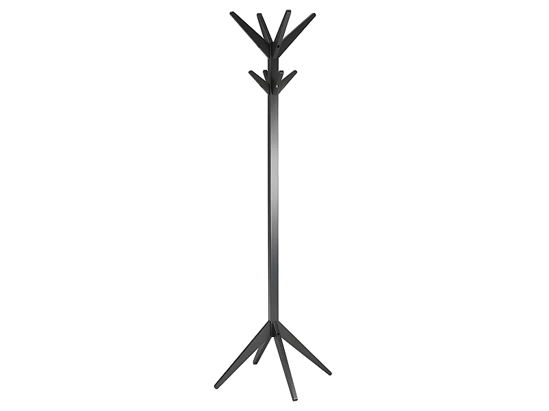 Elfy - Porte-manteaux laqué - Noir