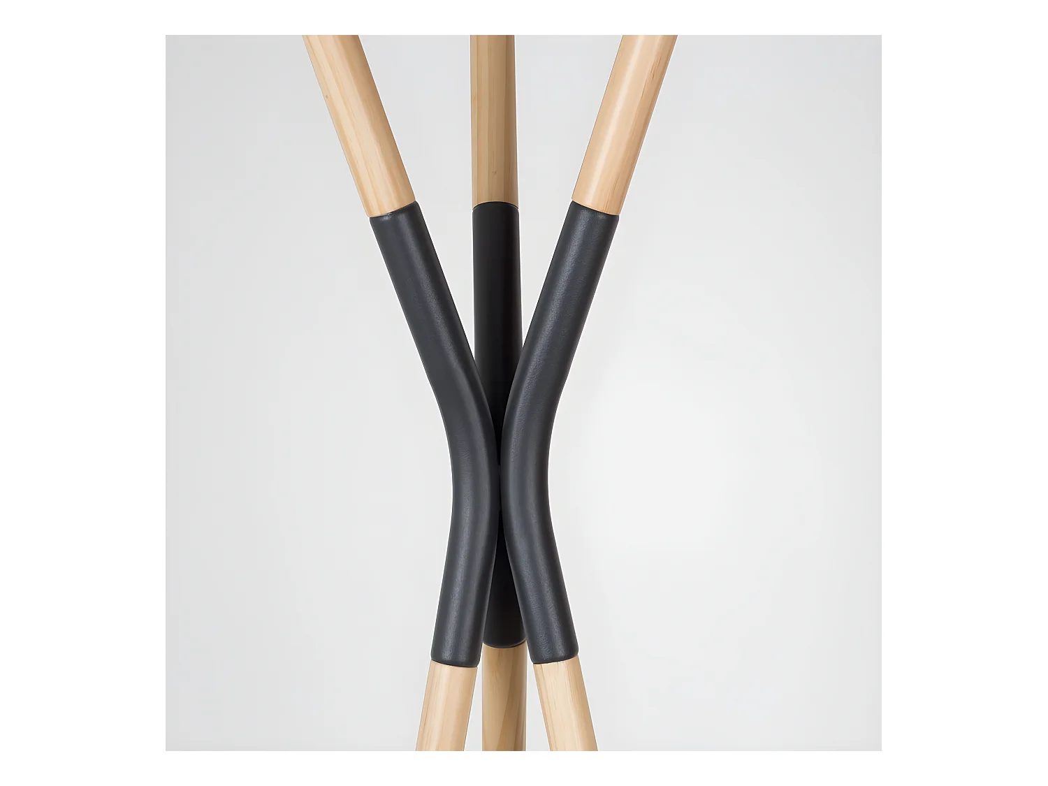 Pinnacle - Porte-manteaux scandinave bois - Gris anthracite