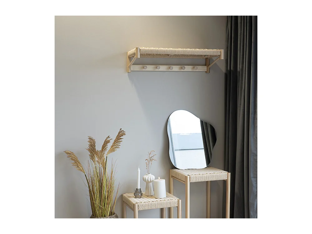 Abano Wandgarderobe natur.