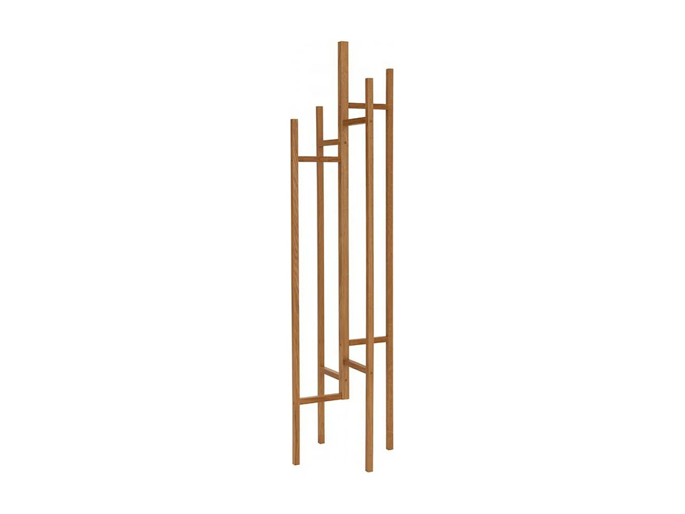 Eigen - Porte-manteaux design bois massif - Bois clair