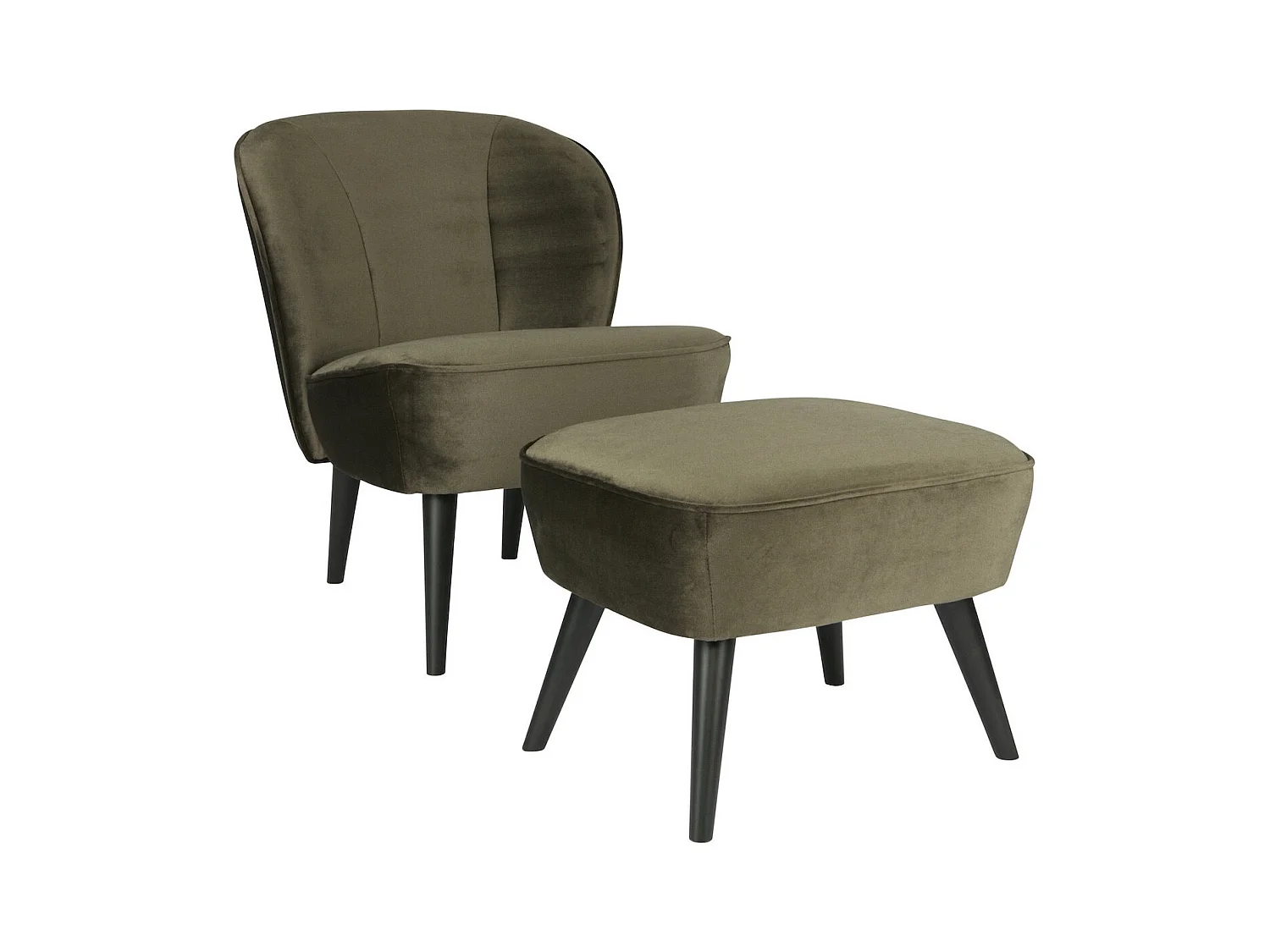 SARA - Repose pied en velours SARA