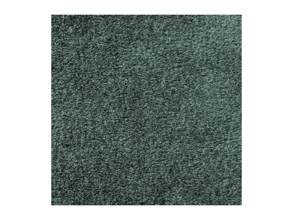 Villabon - Pouf en velours pieds épingles noirs - Vert eucalyptus