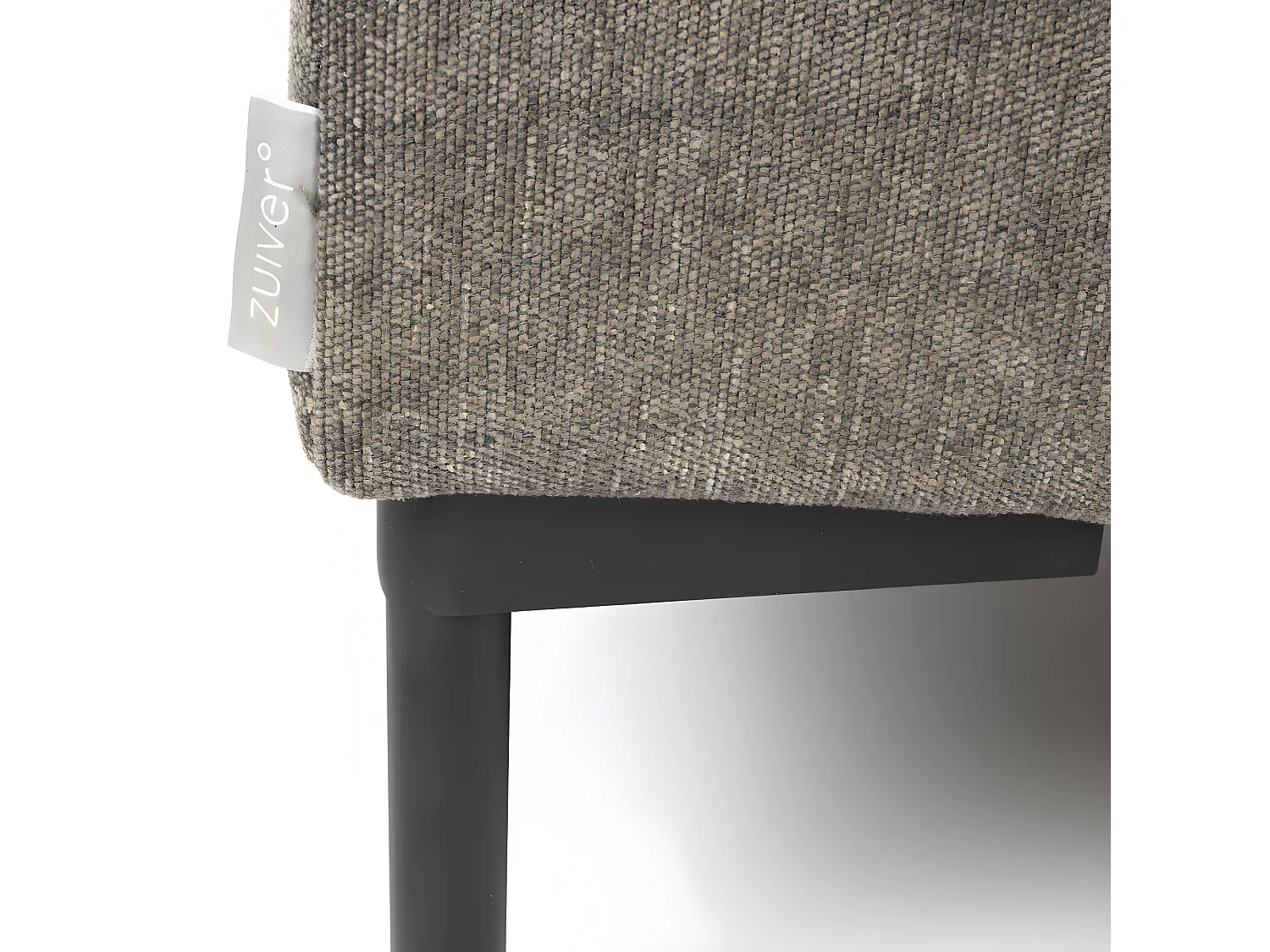 SUMMER - Pouf en microfibres marron café Summer