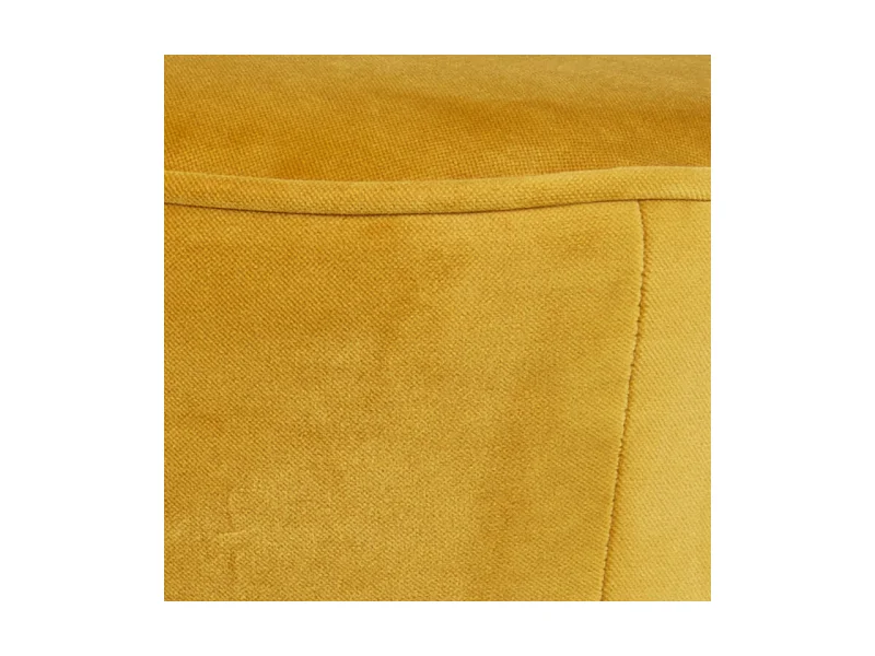 Sara - Repose-pieds en velours - Ocre