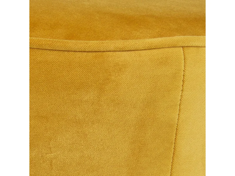 Sara - Repose-pieds en velours - Ocre