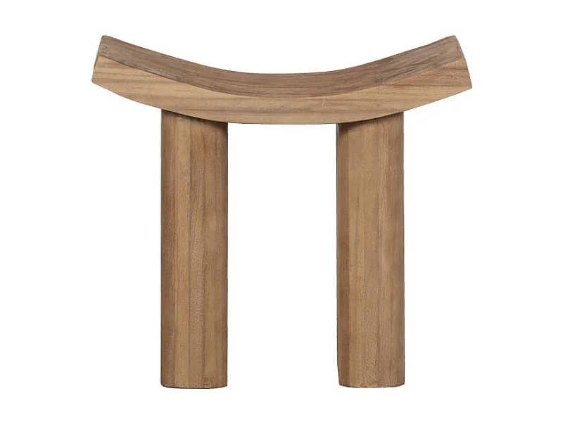 Japan - Tabouret en bois design H45cm - Bois clair