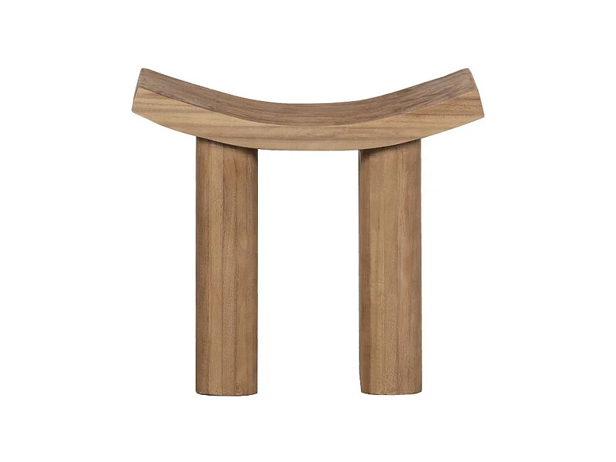 Japan - Tabouret en bois design H45cm - Bois clair