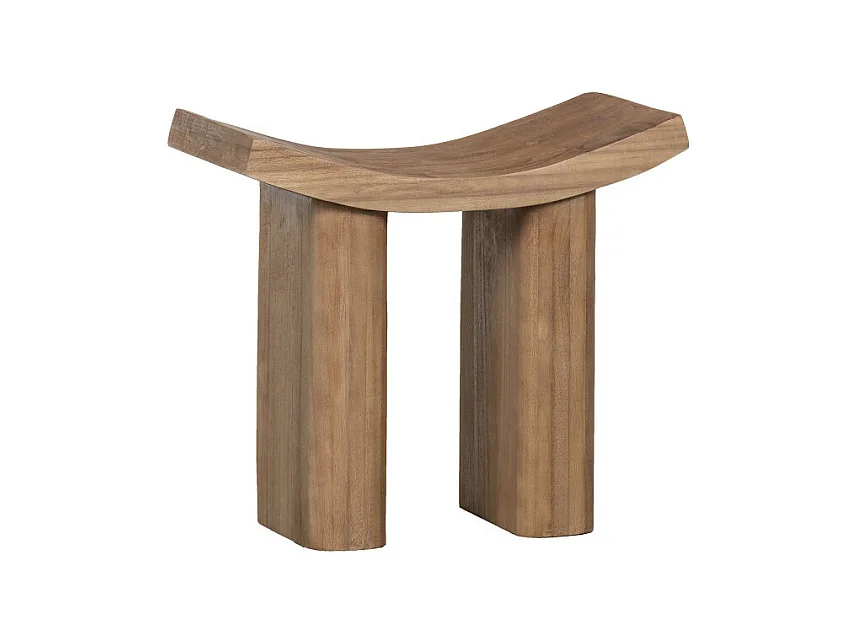 Japan - Tabouret en bois design H45cm - Bois clair