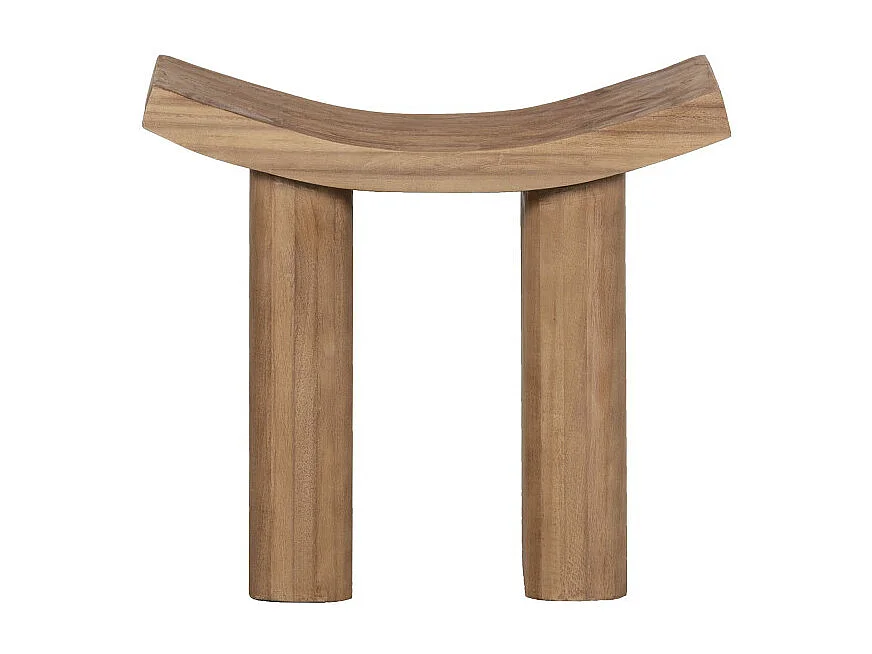 Japan - Tabouret en bois design H45cm - Bois clair