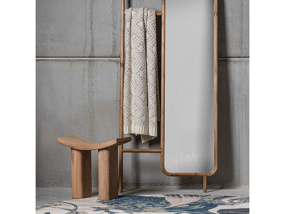 Japan - Tabouret en bois design H45cm - Bois clair