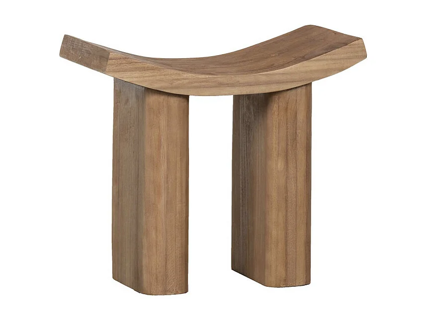 Japan - Tabouret en bois design H45cm - Bois clair