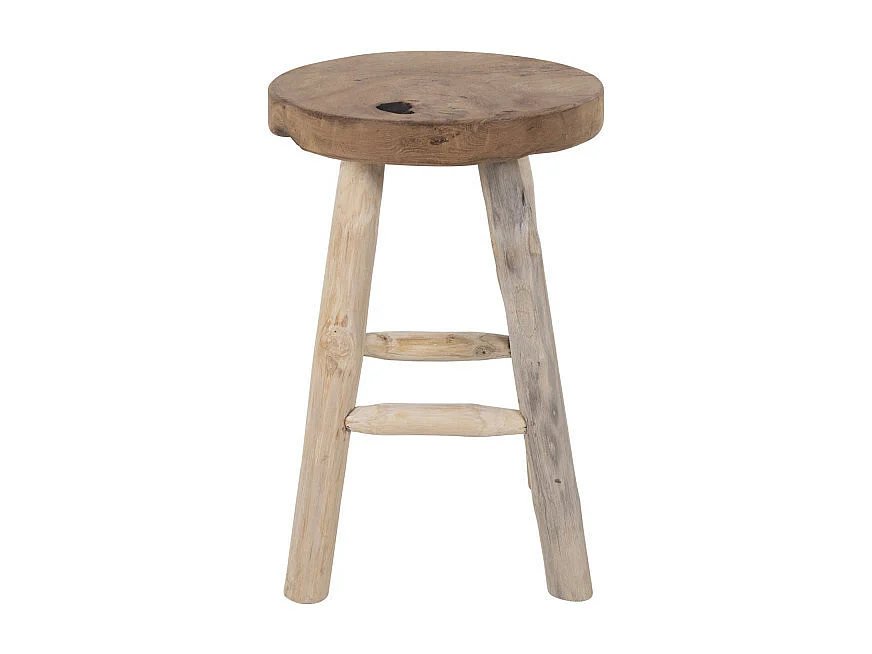 Badia - Tabouret en teck H45cm - Naturel