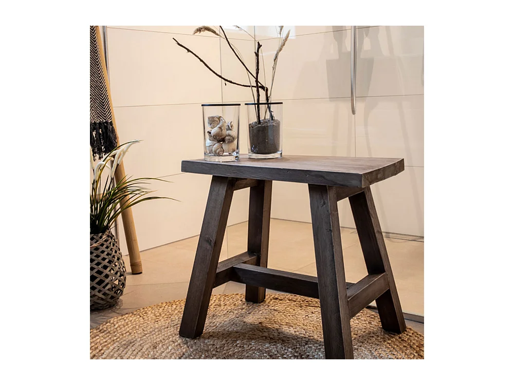 Taburete de teca BARCELONA 50 cm